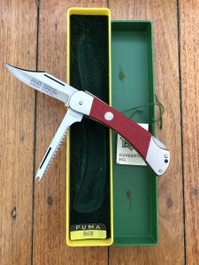 Puma Knife: Puma Rare 1988 model 230868 Angler Knife with original box and warranty