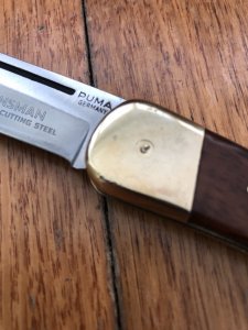 Puma Rare Model 970 Plainsman (Game Warden) 1970 Folding Lock Knife Serial # 11071