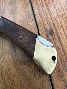 Puma Rare Model 970 Plainsman (Game Warden) 1970 Folding Lock Knife Serial # 11071