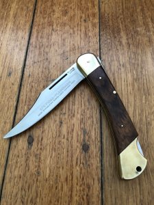 Puma Rare Model 970 Plainsman (Game Warden) 1970 Folding Lock Knife Serial # 11071