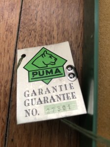 Puma Knife: Puma Rare 1993 Back Packer Folding Knife in original Green Box # 27391