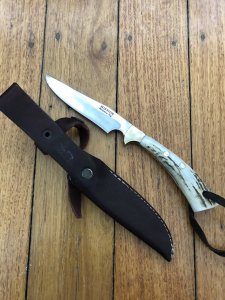 Mission Argentinian Gaucho Knife with Deer Antler Handle