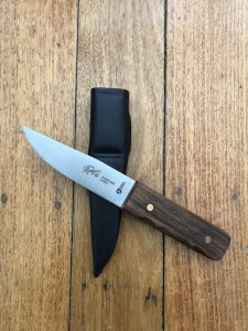 Joseph Rodgers  Small Hunting/Utility Knife with Black Leather Sheath