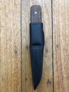 Joseph Rodgers  Small Hunting/Utility Knife with Black Leather Sheath