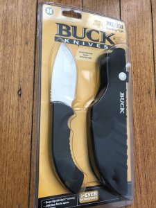 Buck Knife: Buck Large Omni Hunter Fixed Blade Knife Display Pack