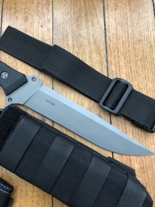 Azero Knives: HDM Big Tactical Bushcraft and Survival Knife