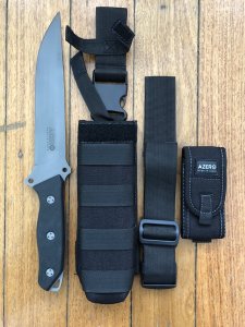 Azero Knives: HDM Big Tactical Bushcraft and Survival Knife