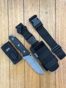 Azero Knives: HDM Medium Tactical Bushcraft and Survival Knife