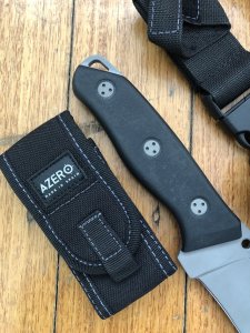 Azero Knives: HDM Medium Tactical Bushcraft and Survival Knife