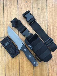 Azero Knives: HDM Medium Tactical Bushcraft and Survival Knife