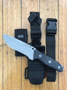 Azero Knives: HDM Medium Tactical Bushcraft and Survival Knife