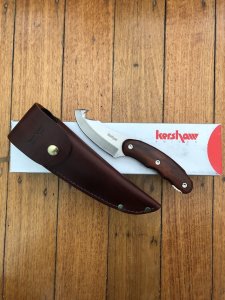 Kershaw Knife: Kershaw Tom Veff Majesty Guthook Knife with Cocobolo Handle