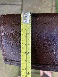 English Style Quality Dark Brown Leather Shotgun Case for up to 30" U/O Gun
