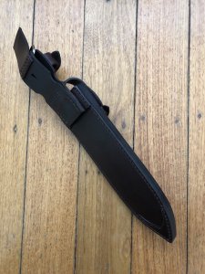 Puma Knife Sheath: Puma Original current model Waidbesteck Dark Brown Leather Knife Sheath