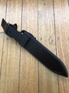 Puma Knife Sheath: Puma Original current model Waidbesteck Dark Brown Leather Knife Sheath