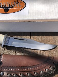 Silver Stag Crown Series Deep Valley Knife with Stag Antler Handle
