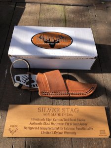 Silver Stag USA Handmade Silver Frame Bear Claw