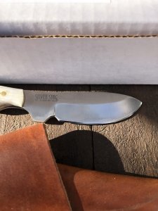 Silver Stag Slab Series WhiteTail Caper Stag Antler Handle