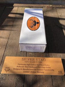 Silver Stag Slab Series Pro Bone Skinner Stag Antler Handle