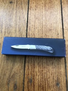 P.Beretta Chequered Folding Lock Knife
