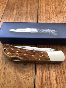 P.Beretta Chequered Folding Lock Knife