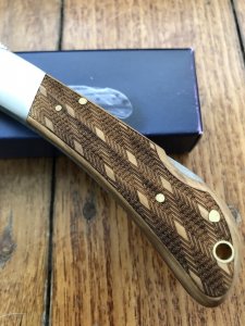 P.Beretta Chequered Folding Lock Knife