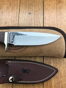 Browning Knife Rare Limited Edition SEKI Hattori Japanese made Model 22 Collectable Knife