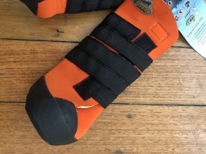 Avery HiTop Dog Boots in Blaze Orange Size L