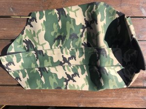 3mm Neoprene Army Camo Dog Vest - 2XL