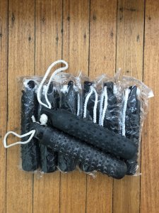 SOS 2" Hard Black Nobbly Dummy 6+2 Special Offer Pack