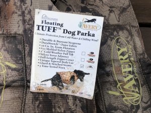 Avery Floating Neoprene Tuff 5mm Dog Vest in Nat Gear Camo - 2XL