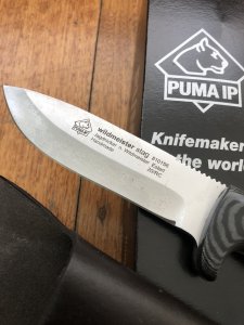 Puma Knife: Puma IP Wildmeister Knife with Stag Antler and  Micarta Handle