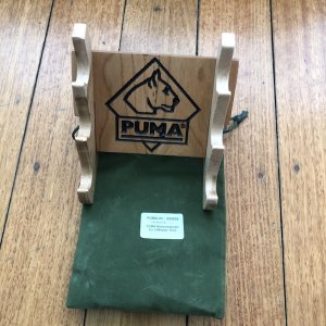 Puma Knife: PUMA Wooden Knife Display for Three Knives