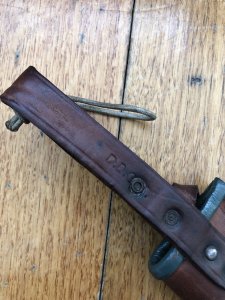 Puma Knife Sheath: Puma Pre 1964 Original White Hunter Knife Leather Sheath