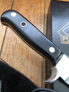 Puma Knife: Puma Original White Hunter II Knife in original Black sheath and Box