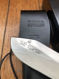 Puma Knife: Puma Original White Hunter II Knife in original Black sheath and Box