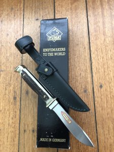 Puma Knife: Puma 1998 Jagdnicker 3587 Knife with Stag Antler Handle