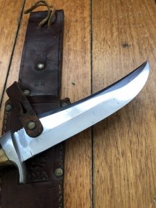 Puma Knife: Puma Vintage Pre-64 Skinner Handmade Knife with Stag Antler Handle