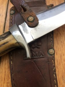 Puma Knife: Puma Vintage Pre-64 Skinner Handmade Knife with Stag Antler Handle