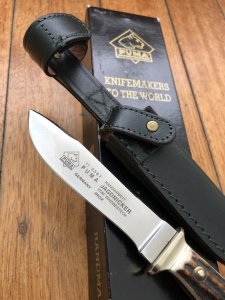 Puma Knife: Puma 1998 Jagdnicker 3587 Knife with Stag Antler Handle
