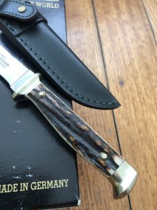 Puma Knife: Puma 1998 Jagdnicker 3587 Knife with Stag Antler Handle