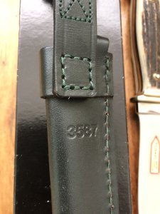 Puma Knife: Puma 1998 Jagdnicker 3587 Knife with Stag Antler Handle