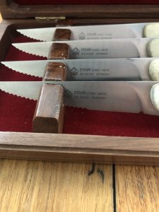 Puma Knife: Rare Original 2002 4 Piece Steak Knife Set in Presentation Box #2
