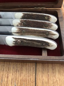 Puma Knife: Rare Original 2002 4 Piece Steak Knife Set in Presentation Box #1