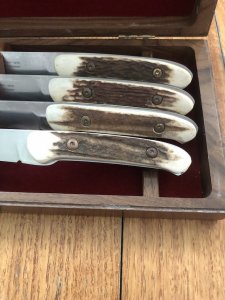 Puma Knife: Rare Original 2002 4 Piece Steak Knife Set in Presentation Box #1