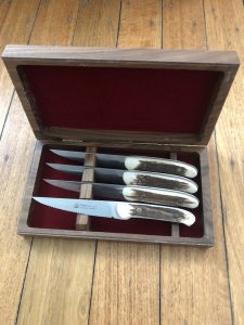 Puma Knife: Rare Original 2002 4 Piece Steak Knife Set in Presentation Box #1