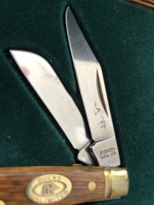 Schrade Ducks Unlimited USA-Made Special Edition Stockman knife in Wooden Gift Box