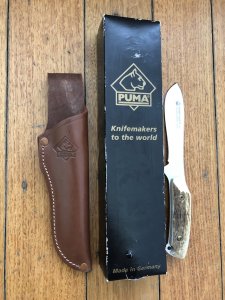 Puma Knife: Puma 2002 Hunters Pal II Hunting Knife with Stag Handle 118397