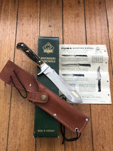 Puma Knife: Puma Original 1996 White Hunter II 116374 in original Box sheath & Paperwork