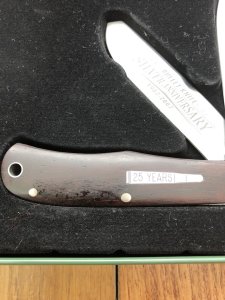 Remington made in USA 1982-2007 Anniversary Trapper Bullet Knife